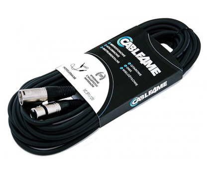 Kabel audio CABLE4ME przewód mikrofonowy sygnałowy XLR/XLR 6m